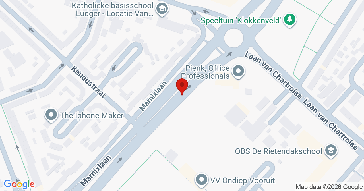Kaart van het incident in Utrecht met berekende routes vanaf gealarmeerde posten