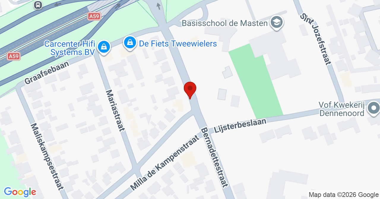 Kaart van het incident in Rosmalen met berekende routes vanaf gealarmeerde posten