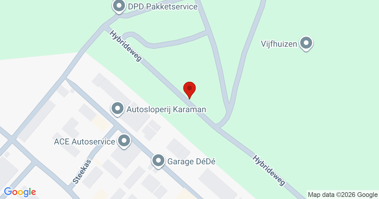 Kaart van het incident in Vijfhuizen met berekende routes vanaf gealarmeerde posten
