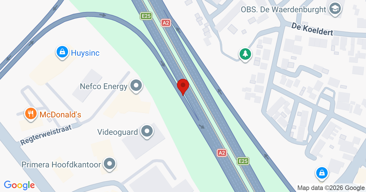 Kaart van het incident in Waardenburg met berekende routes vanaf gealarmeerde posten