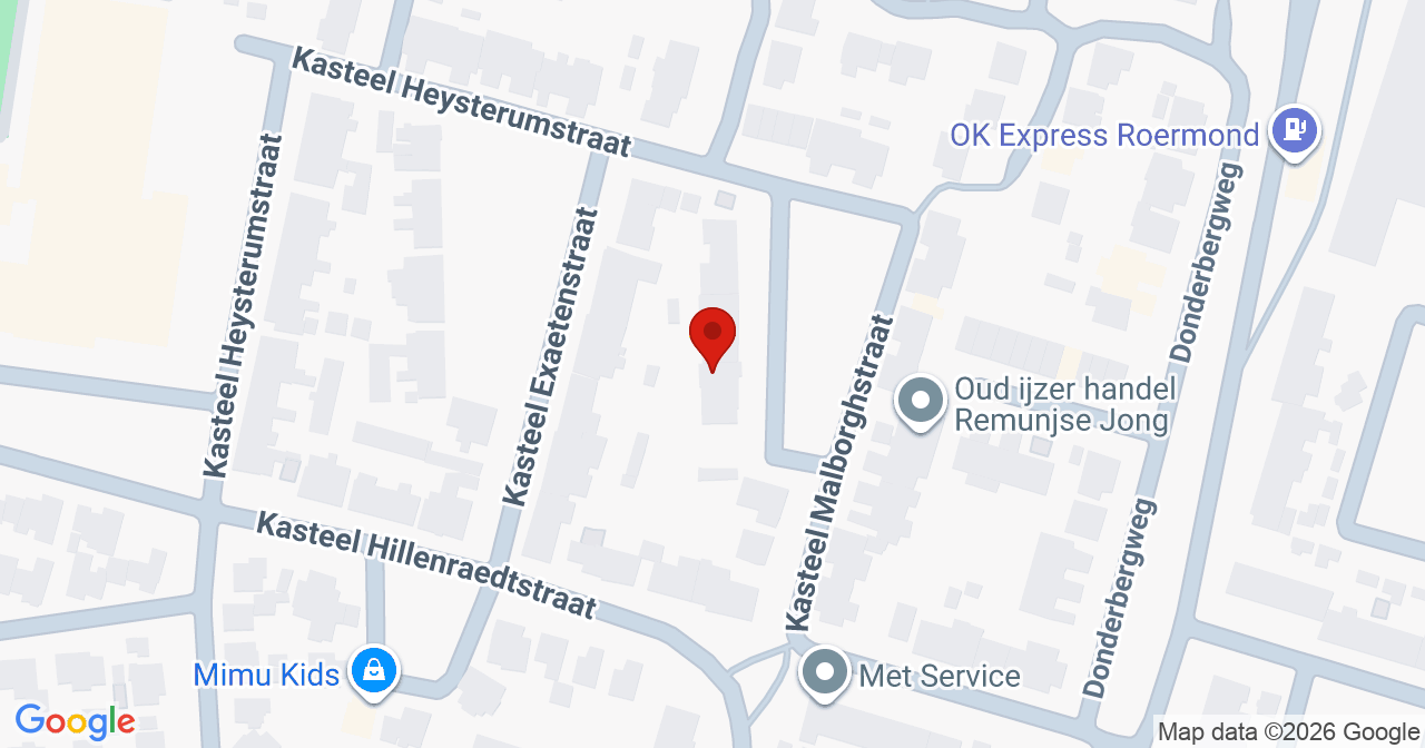 Kaart van het incident in Roermond met berekende routes vanaf gealarmeerde posten