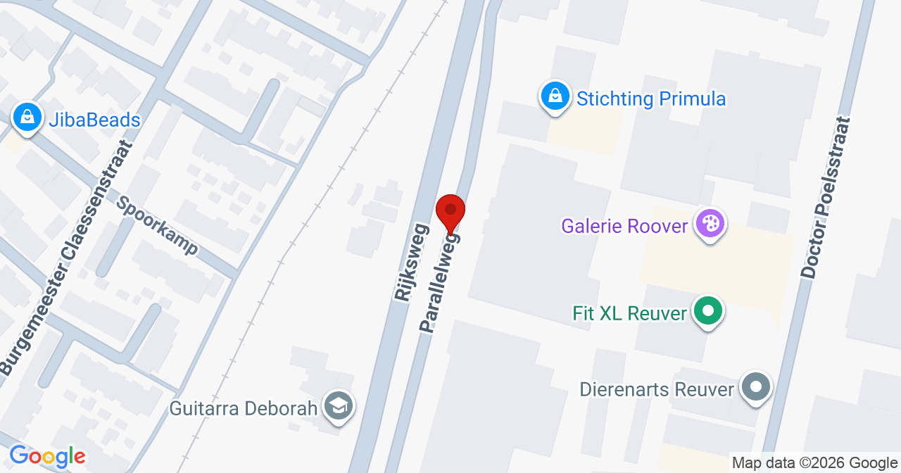 Kaart van het incident in Reuver met berekende routes vanaf gealarmeerde posten
