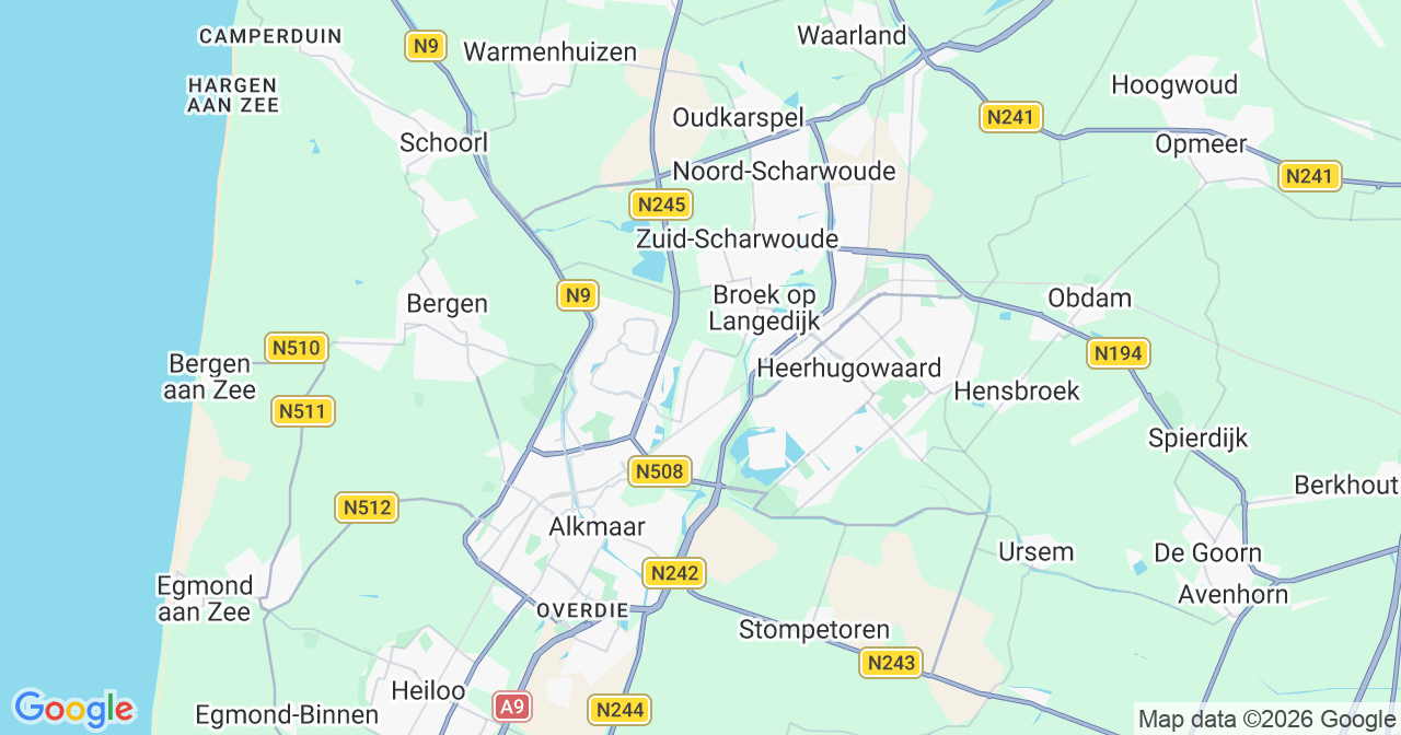 Kaart van het incident in Sint Pancras met berekende routes vanaf gealarmeerde posten