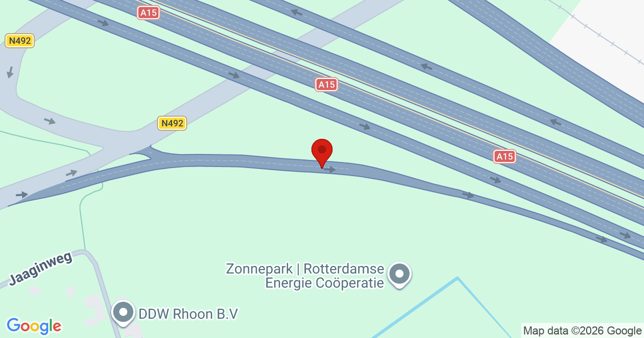 Kaart van het incident in Rotterdam met berekende routes vanaf gealarmeerde posten