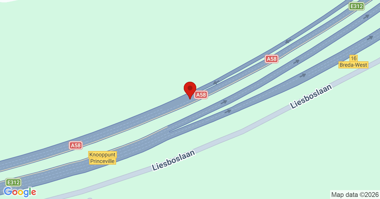 Kaart van het incident in Breda met berekende routes vanaf gealarmeerde posten