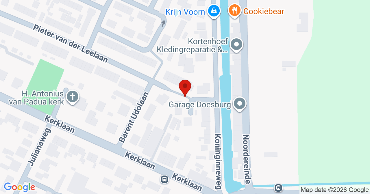 Kaart van het incident in Kortenhoef met berekende routes vanaf gealarmeerde posten