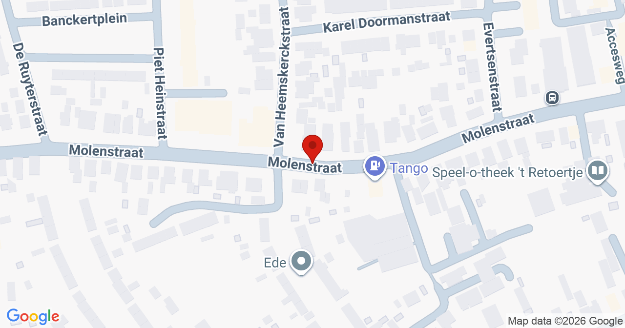 Kaart van het incident in Ede met berekende routes vanaf gealarmeerde posten