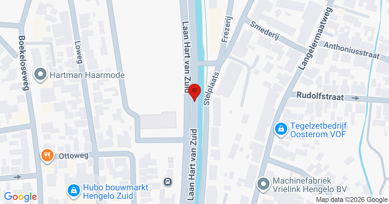Kaart van het incident in Hengelo met berekende routes vanaf gealarmeerde posten