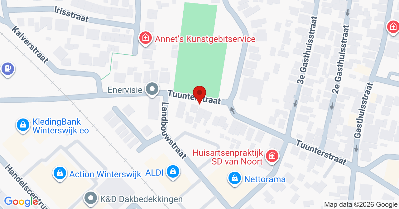 Kaart van het incident in Winterswijk met de aanrijroutes van de gealarmeerde eenheden