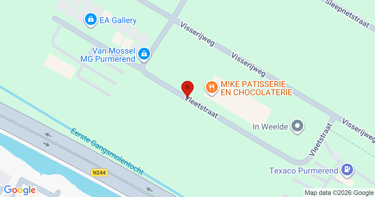Kaart van het incident in Purmerend met de aanrijroutes van de gealarmeerde eenheden